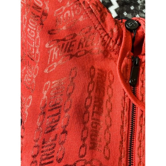 NWT True Religion All Over Zip Up Hooded Jacket - Picture 9 of 9